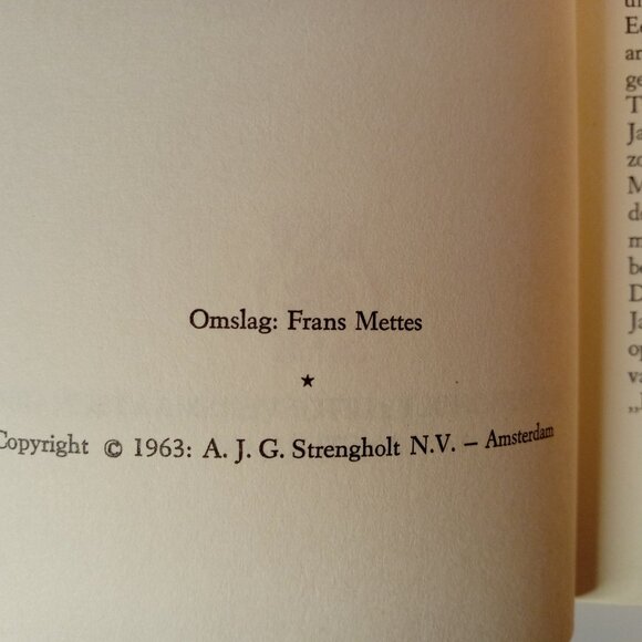 Vintage Netherlands Book 1963 Geluk komt vroeg of laat - W.J. Eelssema - - Picture 6 of 8